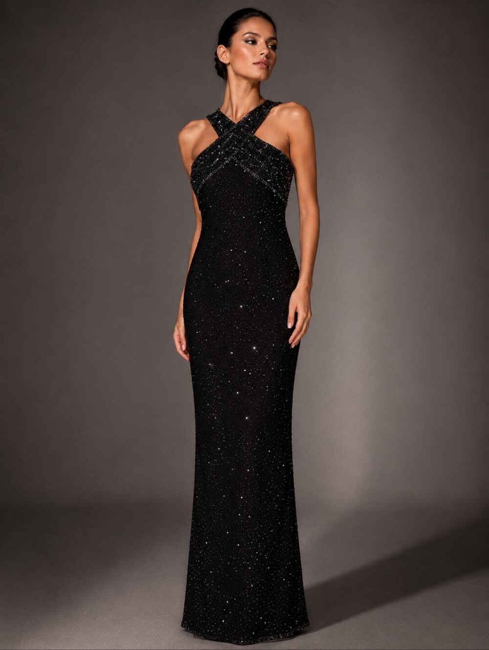 ❤️ NWT! STENAY VINTAGE 90's SILK HAND MADE MAXI DRESS / EVENING GOWN / PROM, 4